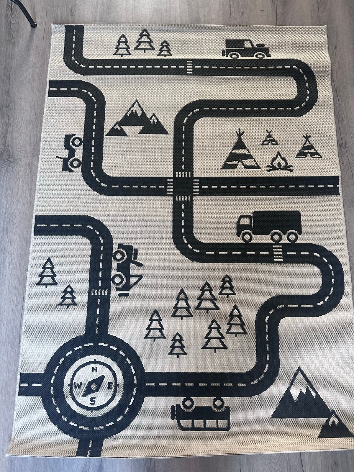 Speelkleed Vloerkleed Kinderen met Leuke Print, Kinderen en Baby's, Speelgoed | Speelkleden, Ophalen, Zo goed als nieuw