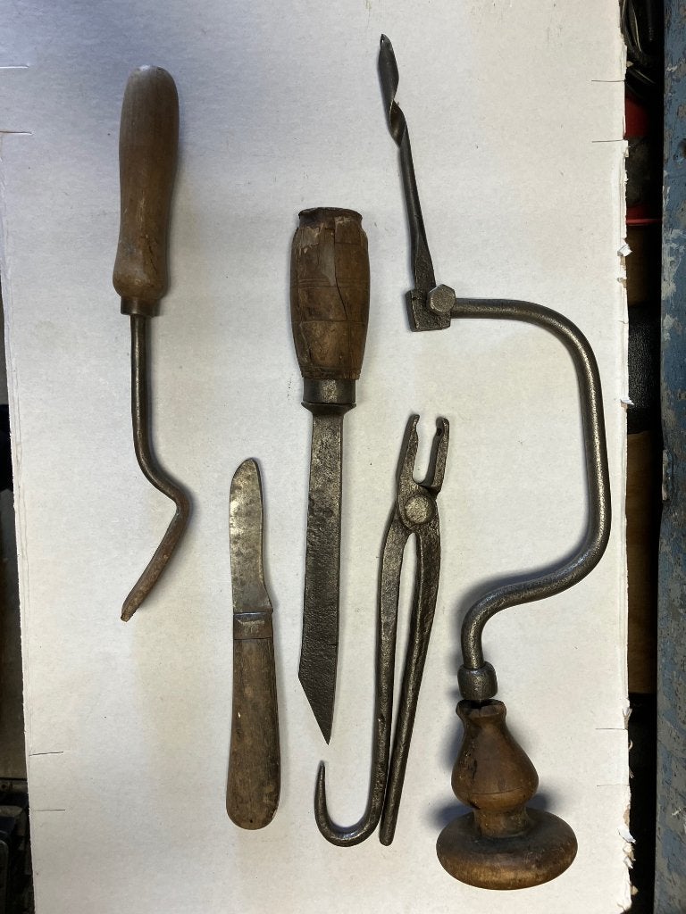 antiek handgereedschap, Ophalen of Verzenden