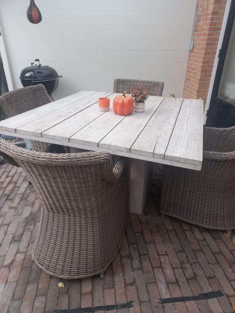 tuinmeubelen, Ophalen, 4 zitplaatsen, Gebruikt, Tuinset