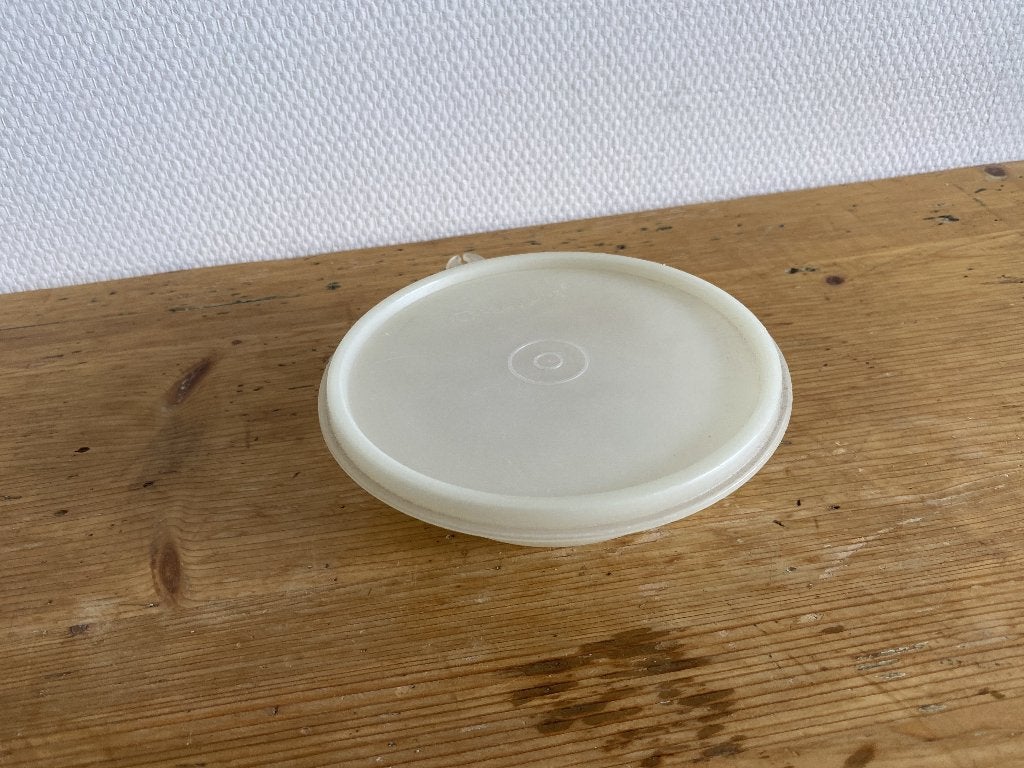 Tupperware Bakje ( retro, wit, dekselmaat B ), Ophalen of Verzenden, Gebruikt, Wit, Bak of Kom