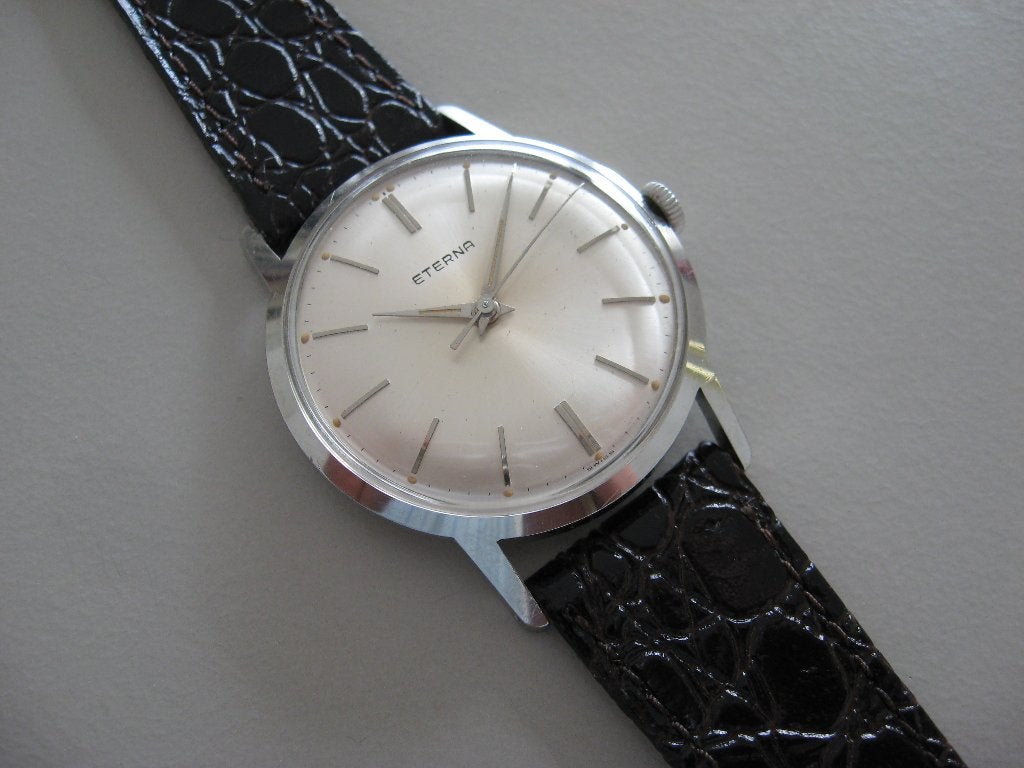 Eterna vintage mechanisch horloge, Ophalen of Verzenden, Gebruikt