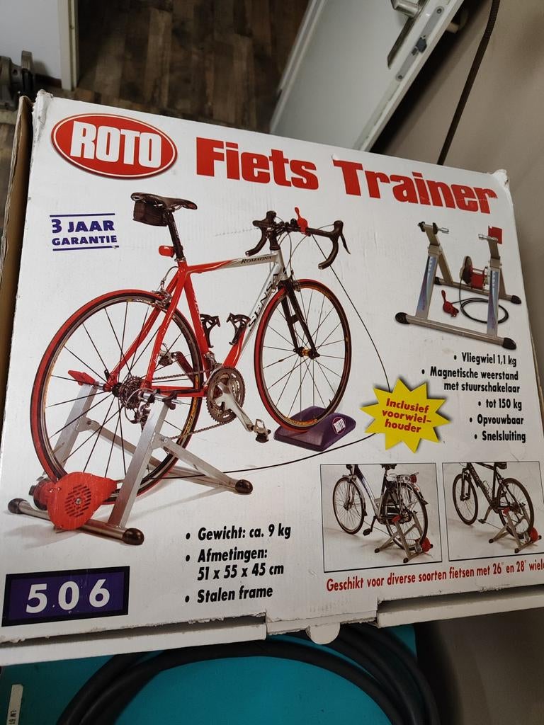 Roto Fiets Trainer 506 - Indoor Fietstrainer, Ophalen of Verzenden, Gebruikt, Benen, Overige typen