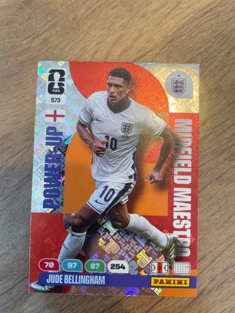 Jude Bellingham Panini FIFA World Cup 2026 Adrenalyn kaart, Verzamelen, Ophalen of Verzenden, Nieuw, Buitenlandse clubs, Spelerskaart