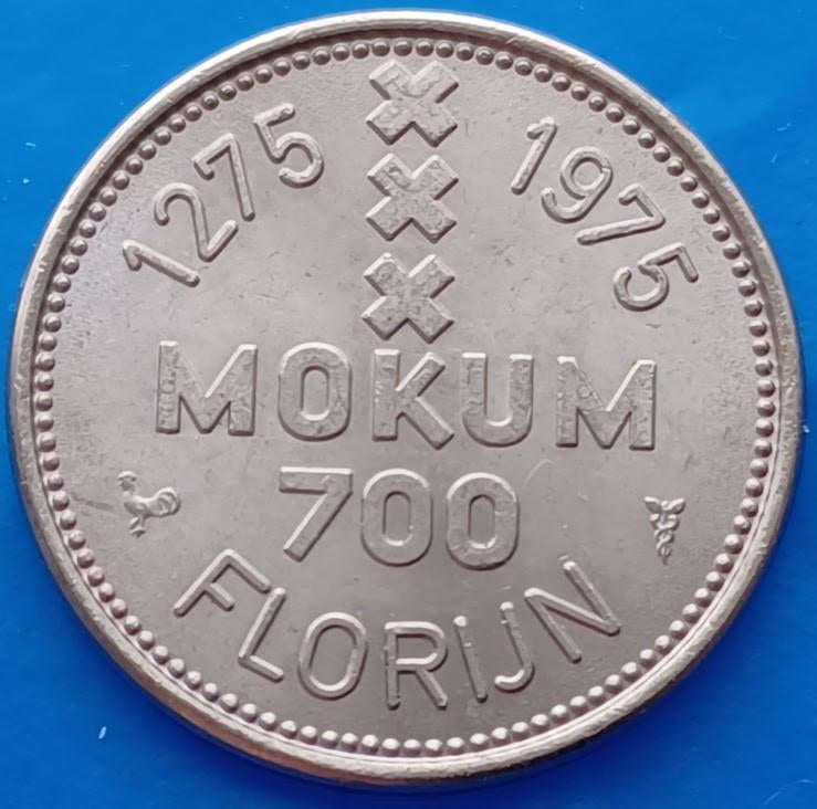 1 Mokum FLORIJN - Amsterdam 700 Unc, Postzegels en Munten, Verzenden, Overige materialen, Nederland