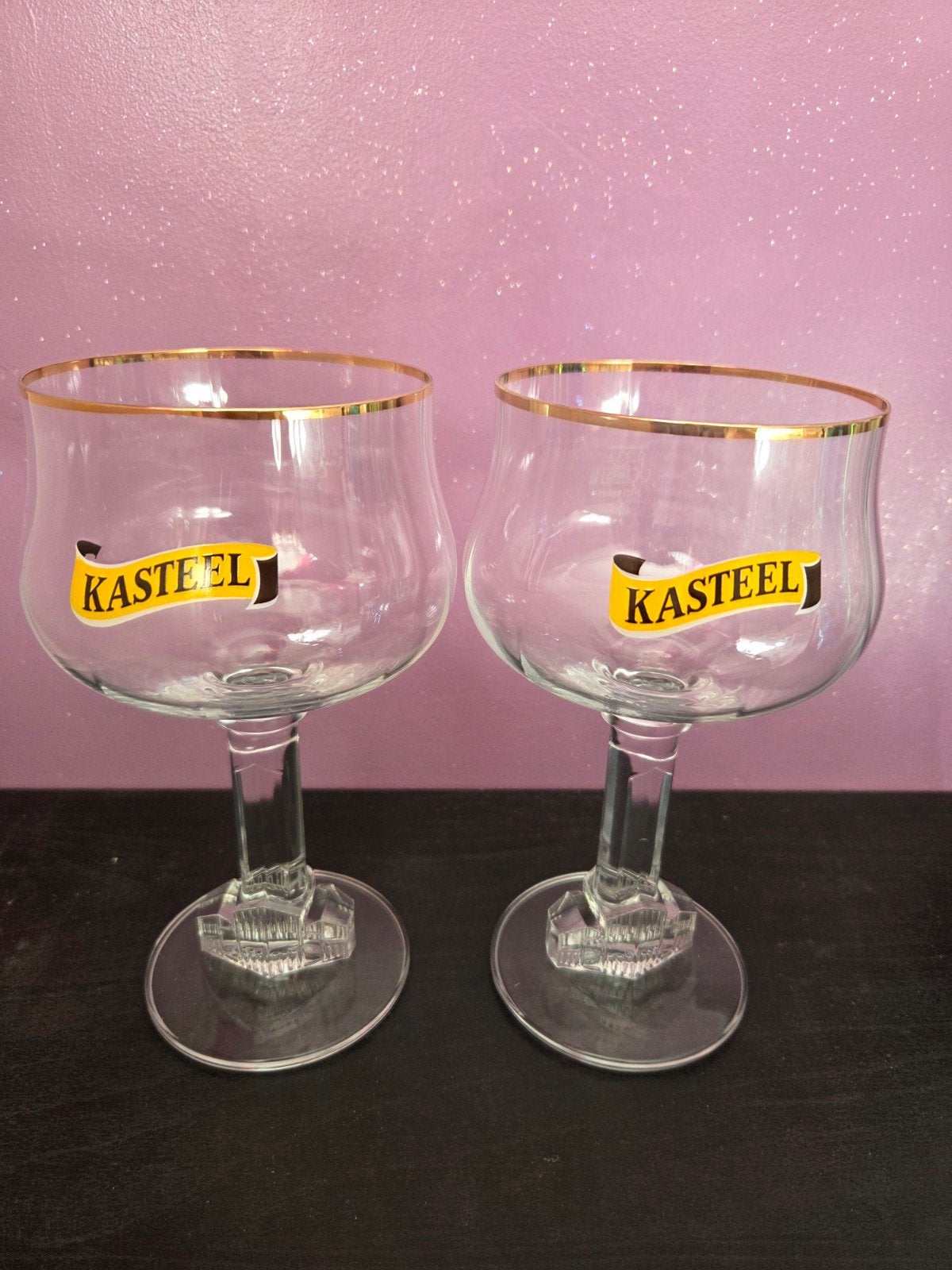 Kasteel Rouge 6 bierglazen, Ophalen of Verzenden, Nieuw, Bierglas