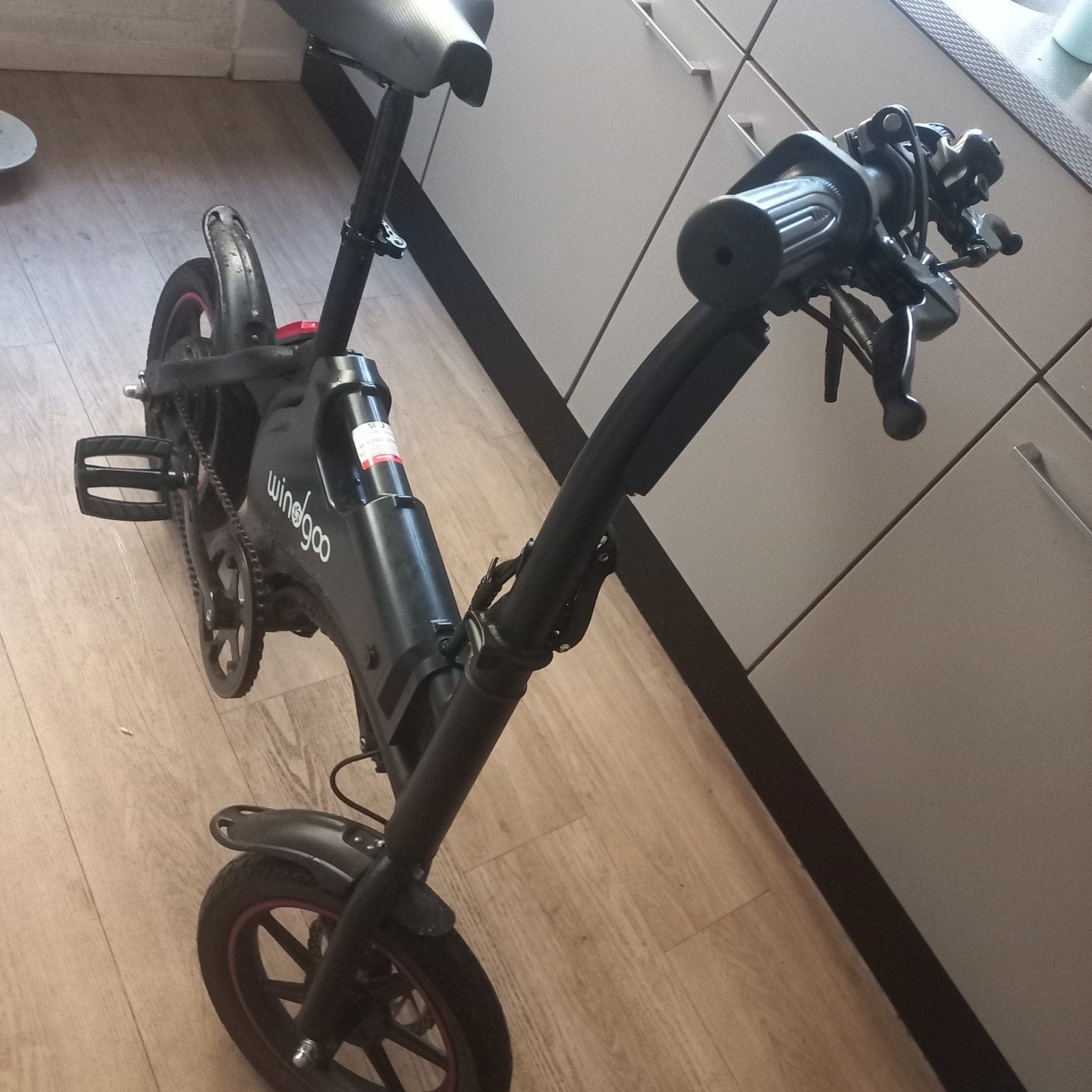 Windgoo B5 opvouwbare elektrische fiets, Fietsen en Brommers, Overige merken, Minder dan 30 km per accu, Gebruikt, Ophalen of Verzenden