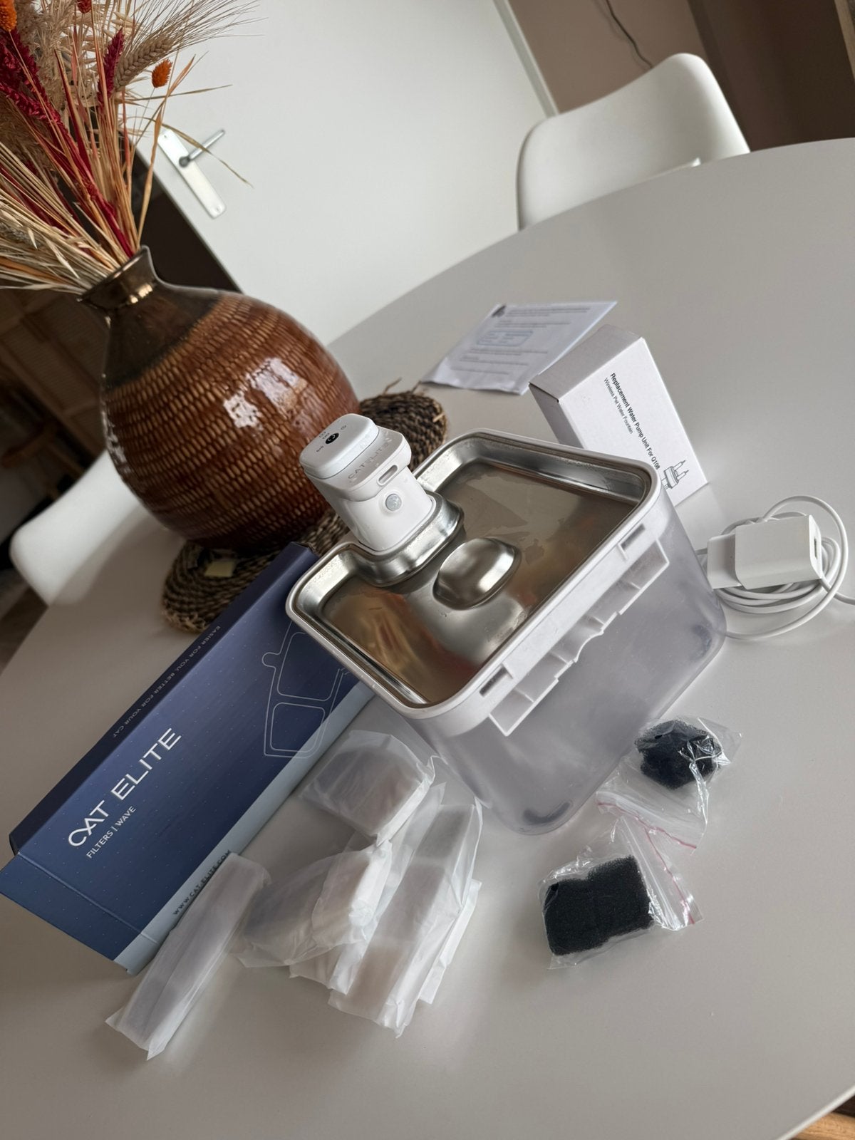 Cat Elite Wave drinkfontein, Ophalen of Verzenden, Zo goed als nieuw