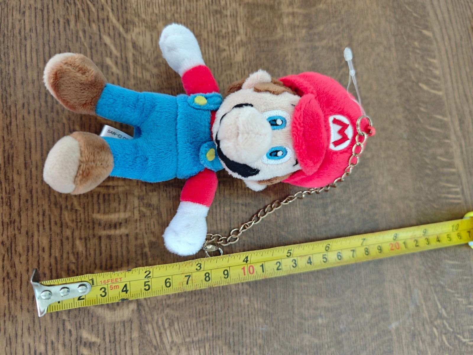 Originele Super Mario knuffel met kettinkje - 15 cm, Ophalen of Verzenden, Zo goed als nieuw