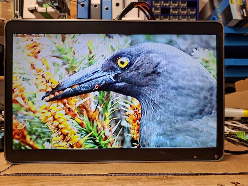 TFT-LCD monitor met afstandsbediening, Overige merken, Gebruikt, 50 Hz, Ophalen of Verzenden
