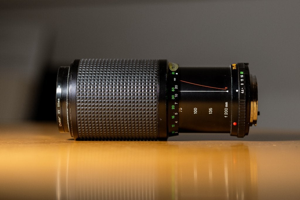 Minolta MD Zoom Rokkor 75-200mm lens in zeer goede staat, Gebruikt, Overige vattingen, Zoom, 75 mm