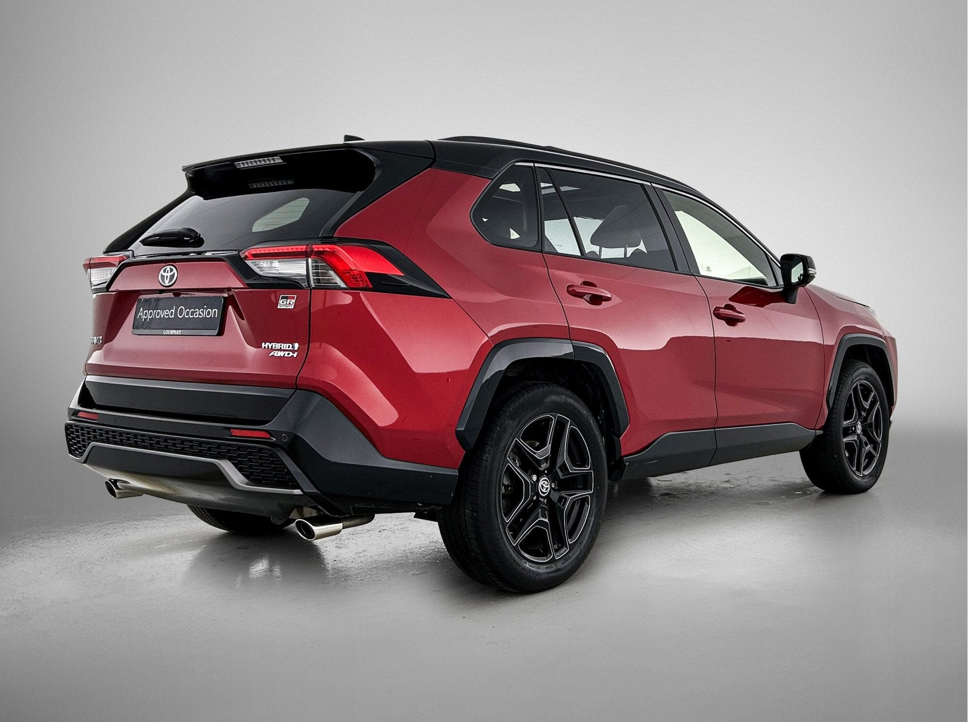 Toyota RAV4 2.5 Hybrid AWD GR SPORT | BEARLOCK | Panoramadak, Auto's, Toyota, Automaat, Gebruikt, Zwart, 4 cilinders