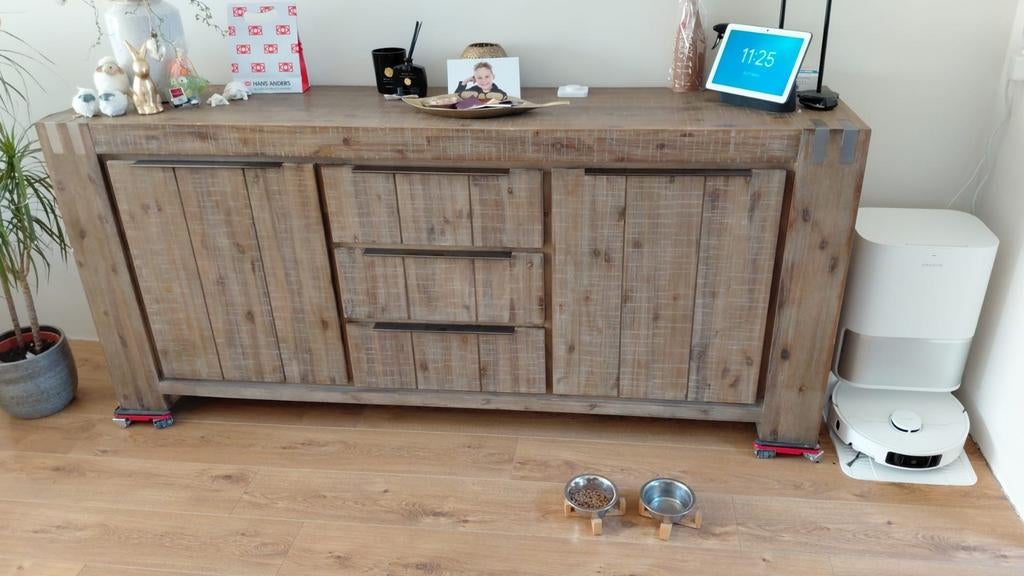 Pronto dressoir "Bassano" acacia hout, Huis en Inrichting, Ophalen, 25 tot 50 cm