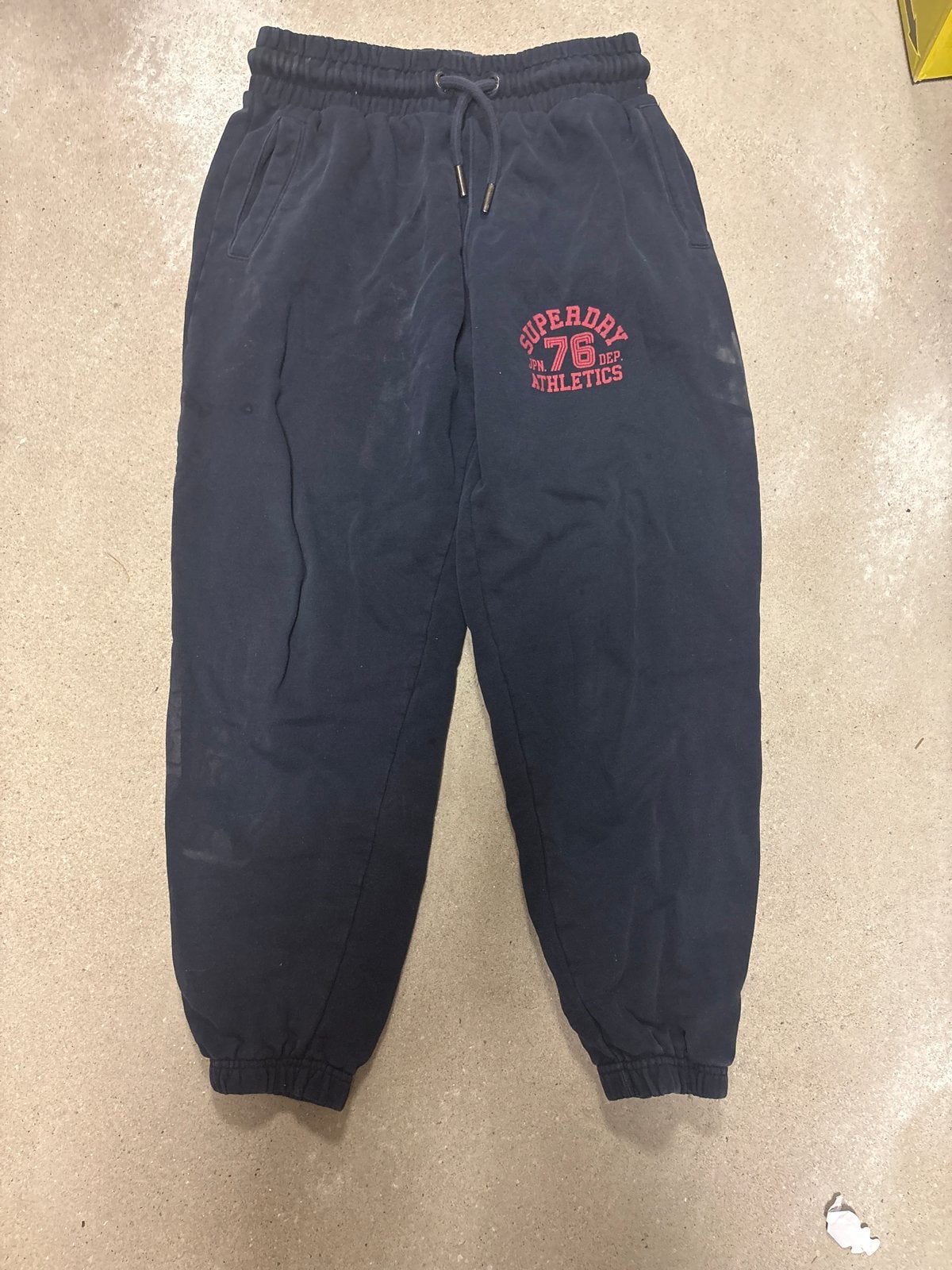 Superdry Joggingbroek Donkerblauw Maat M, Maat 38/40 (M), Blauw, Ophalen of Verzenden, Lang