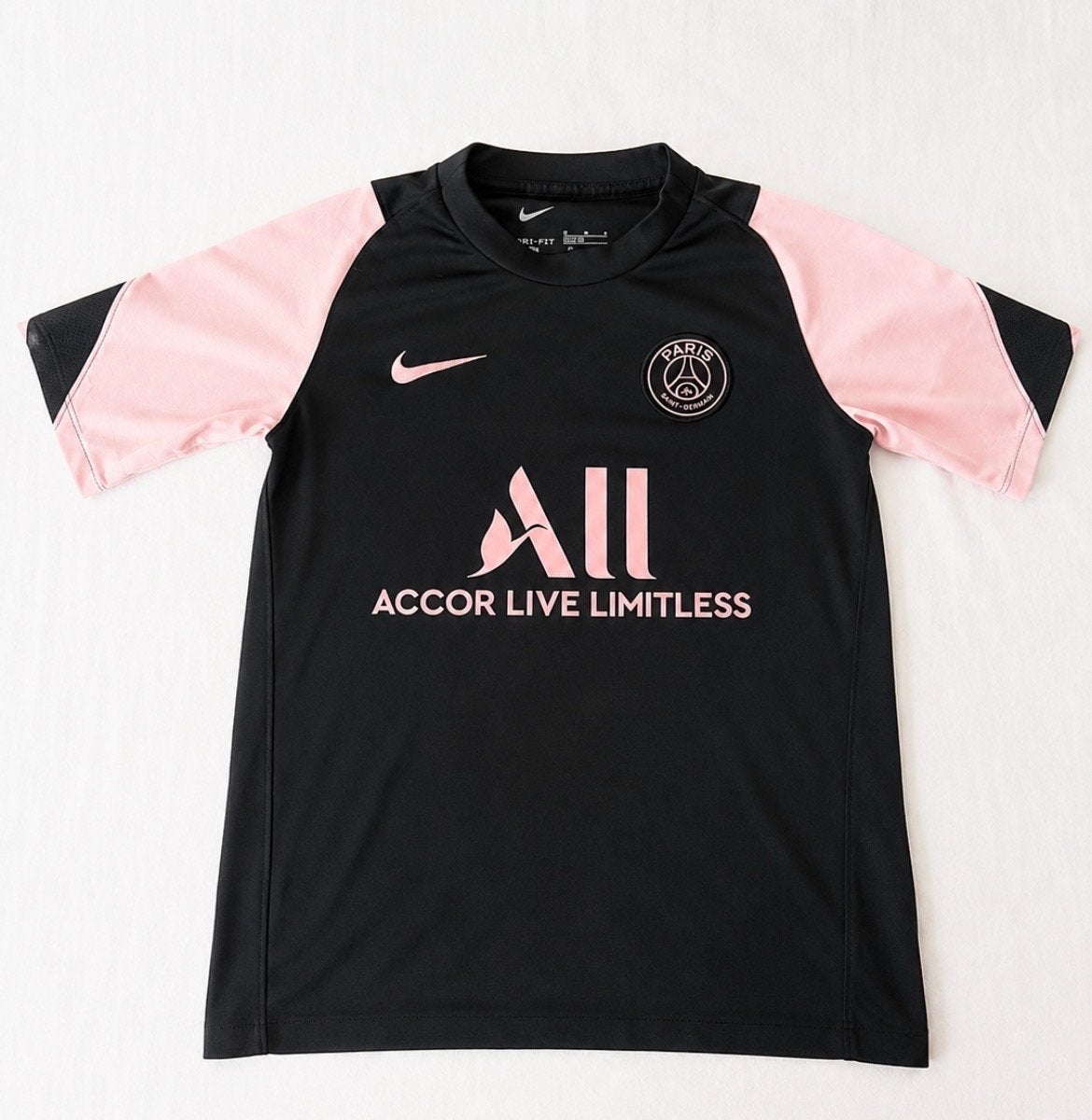PSG Voetbalshirt Zwart/Roze - Maat M, Maat M, Ophalen of Verzenden, Zo goed als nieuw, Shirt