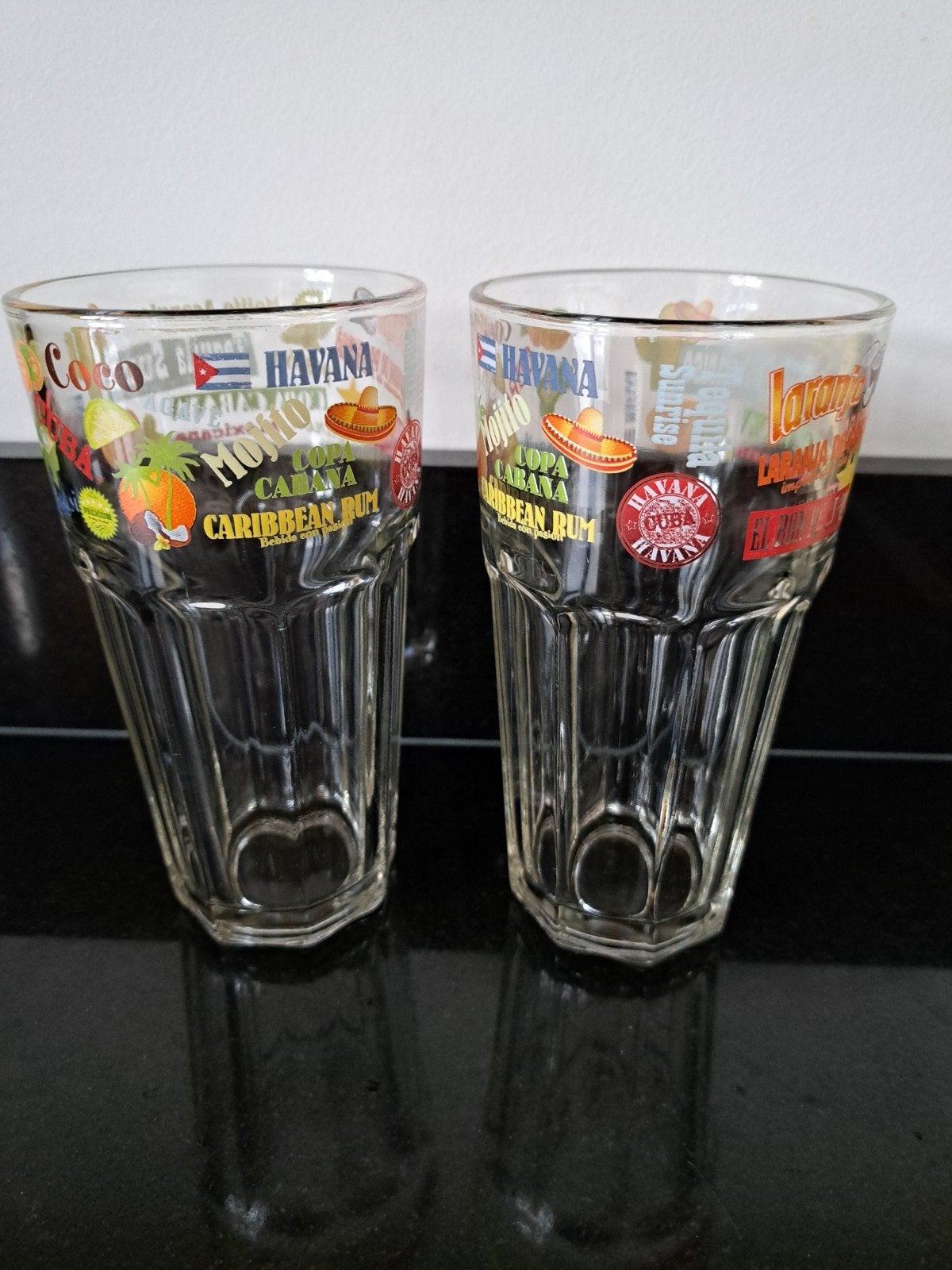 Set van 2 Havana cocktailglazen, Ophalen of Verzenden, Meerkleurig, Overige merken, Glas
