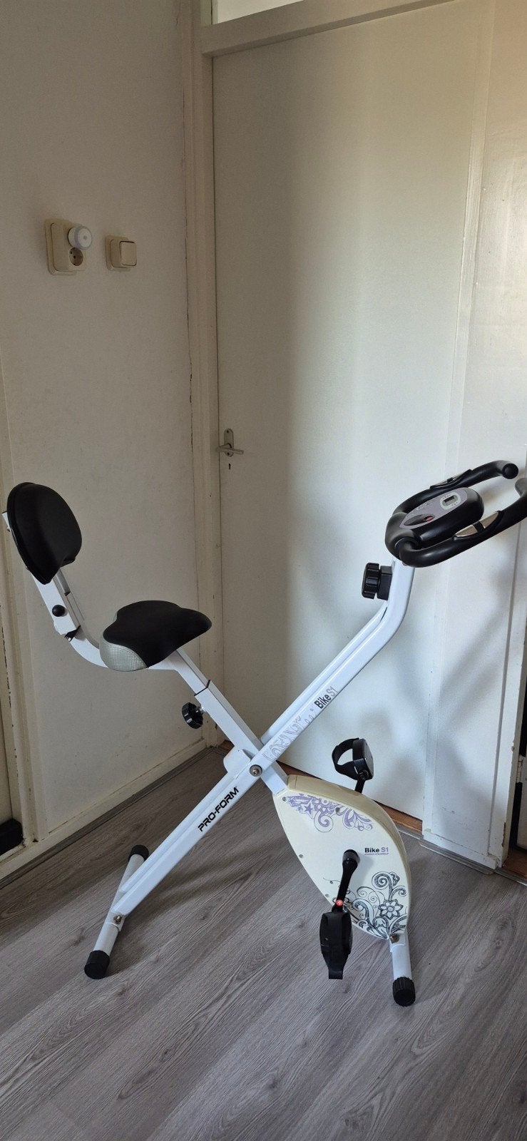 Inklapbare Hometrainer Pro-Form Bike S1 - Compact & Compleet, Ophalen, Gebruikt, Metaal, Benen