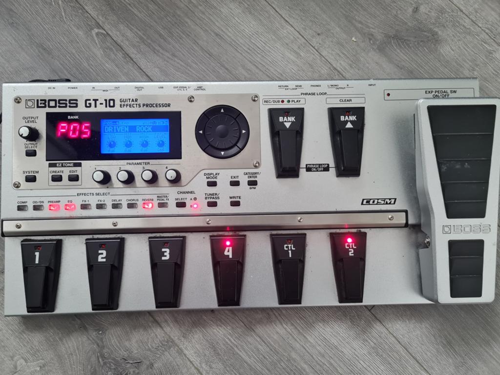Boss GT10 Gitaar Effectenpedaal, Muziek en Instrumenten, Effecten, Ophalen, Gebruikt, Multi-effect