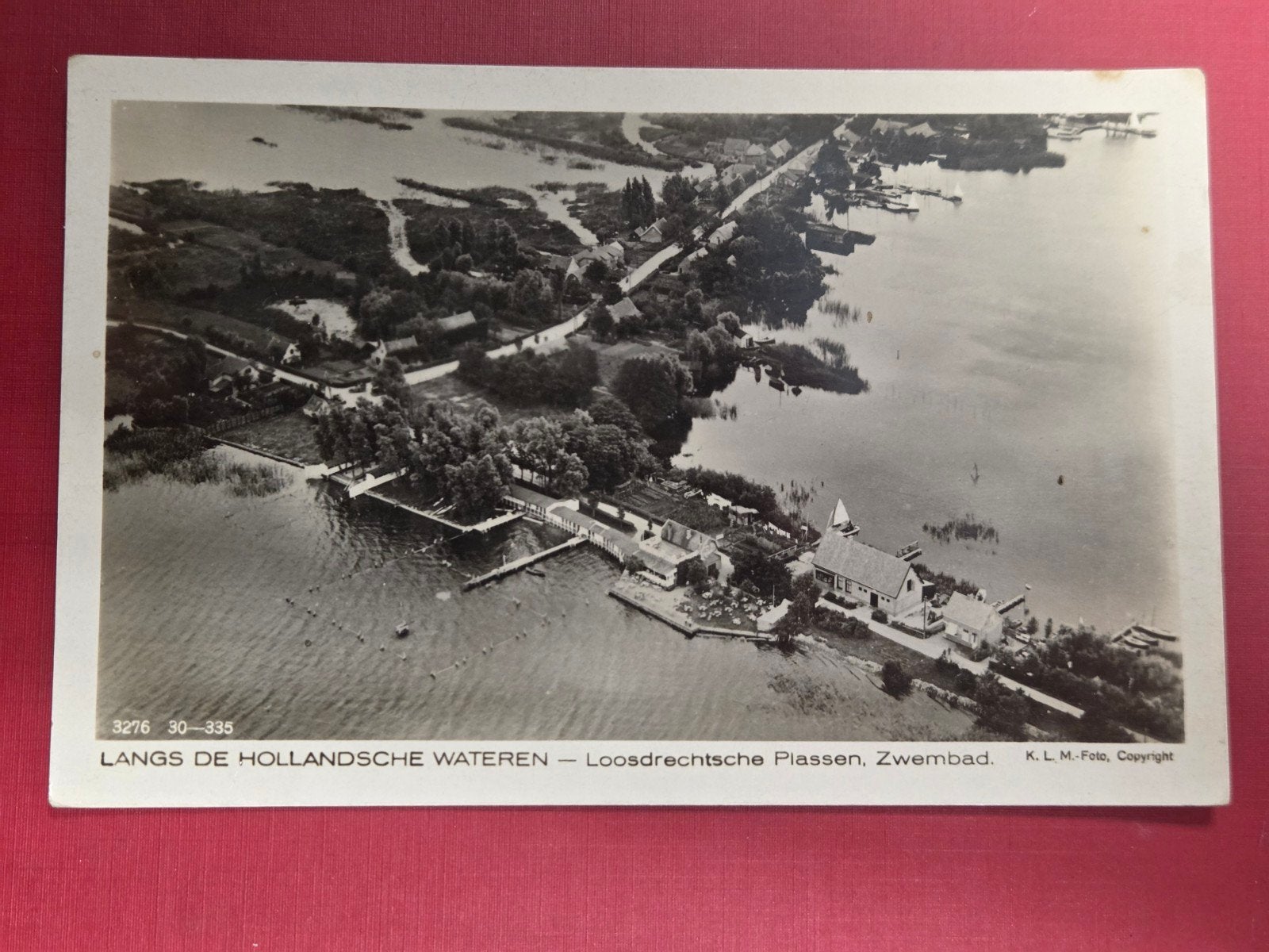Loosdrecht Panorama Loosdrechtse Plassen, Ophalen of Verzenden, 1920 tot 1940, Noord-Holland
