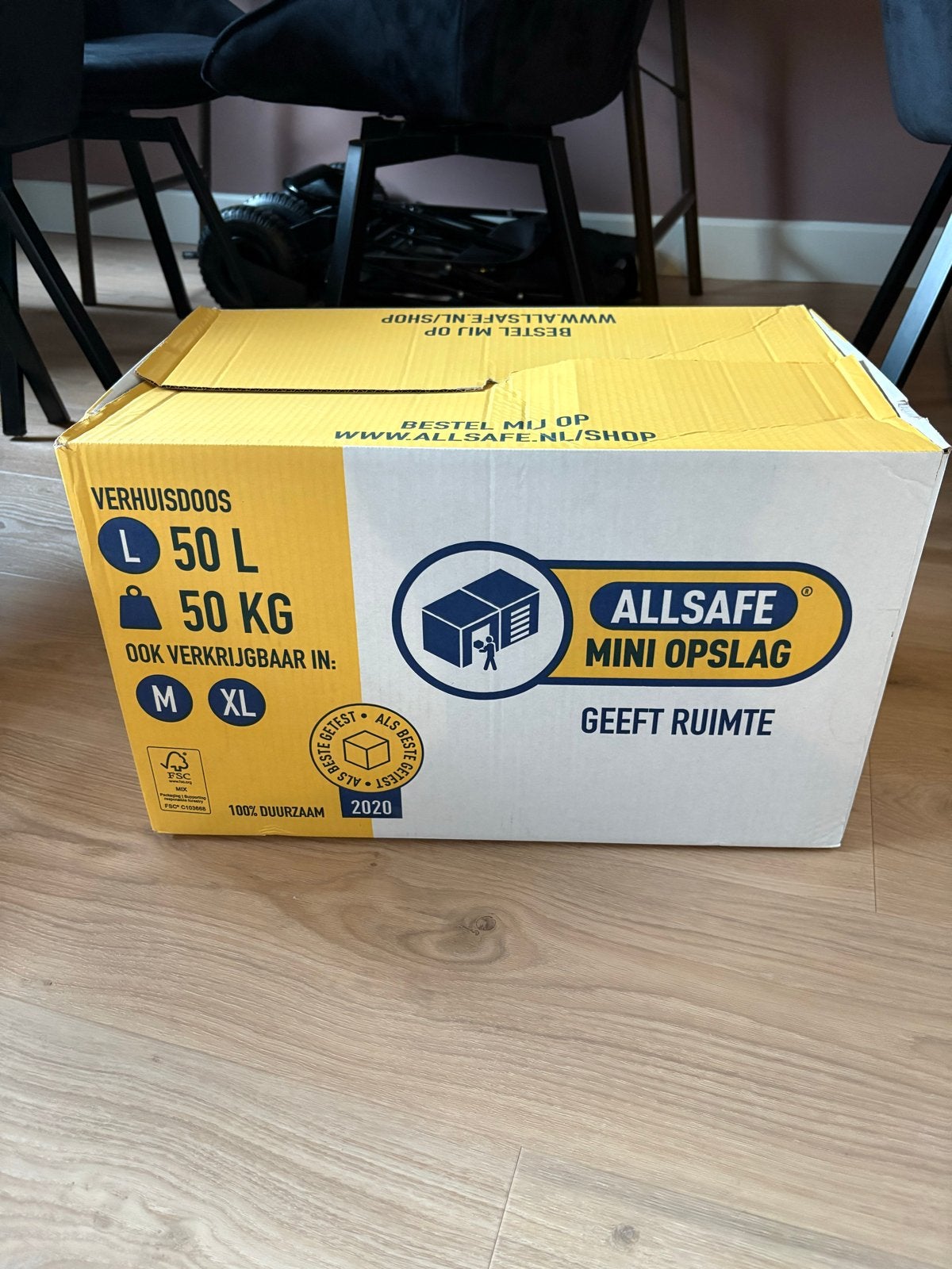 35 Verhuisdozen L (50L, 50KG) - Gebruikt, Doe-het-zelf en Verbouw, Ophalen, Doos, 40 tot 60 cm, 50 tot 75 cm