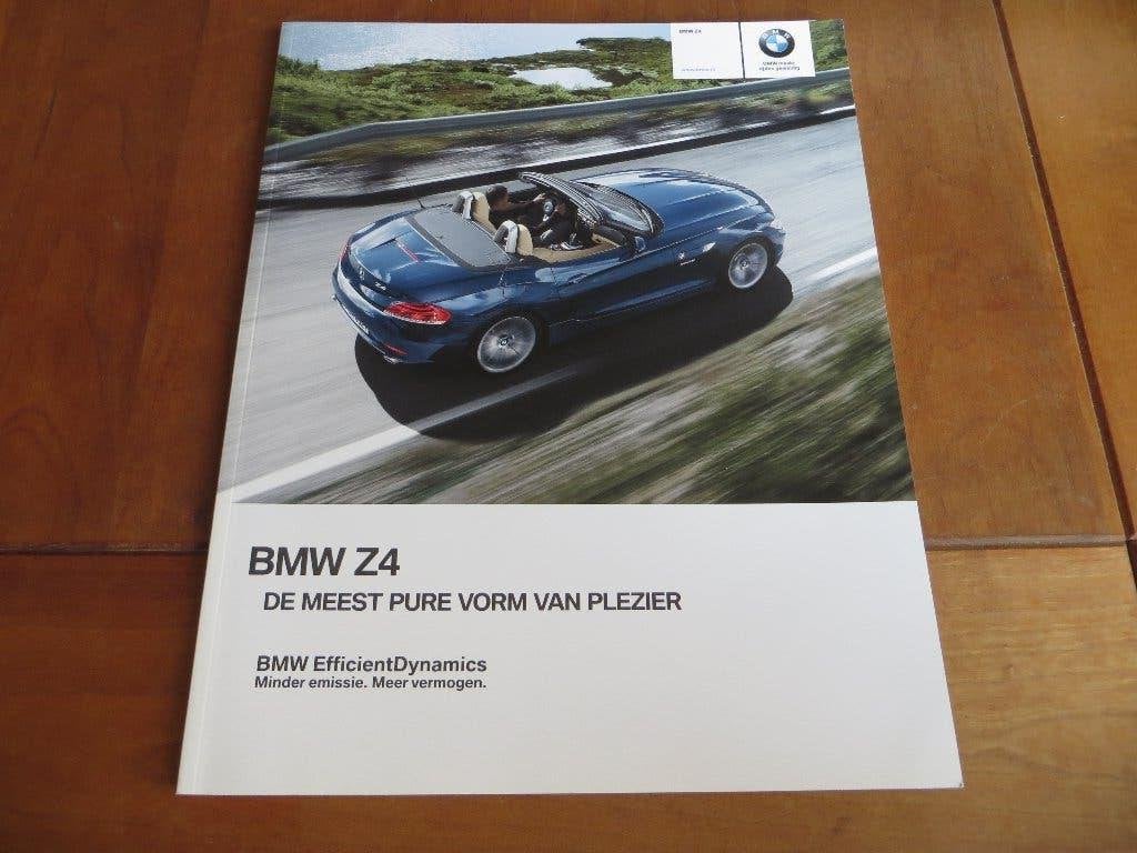 Folder BMW Z4 Roadster 2010, Ophalen of Verzenden, Zo goed als nieuw, BMW, BMW
