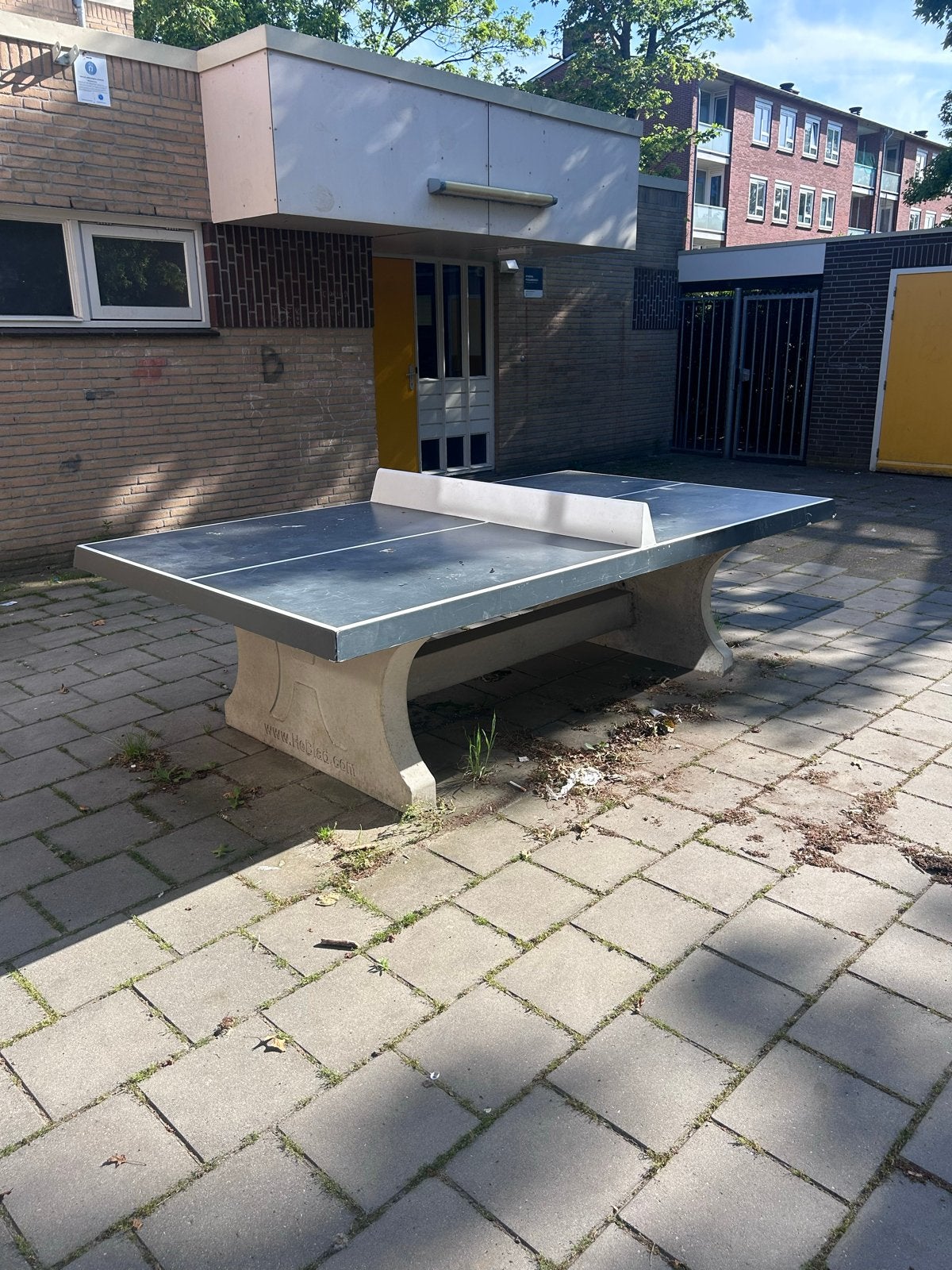 Betonnen pingpongtafel voor buiten, Ophalen, Gebruikt, Tafel Outdoor