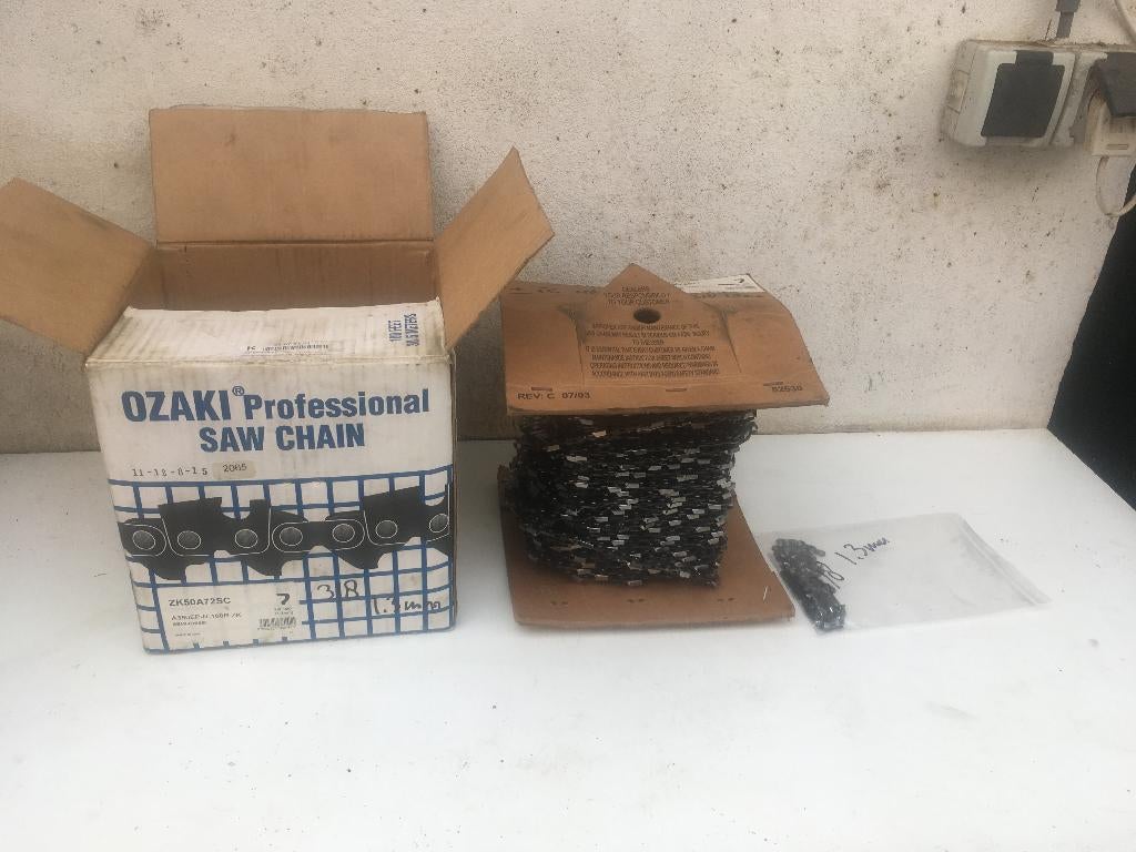 zaagketting voor wat oudere zagen steek 3/8, Ophalen of Verzenden, Nieuw