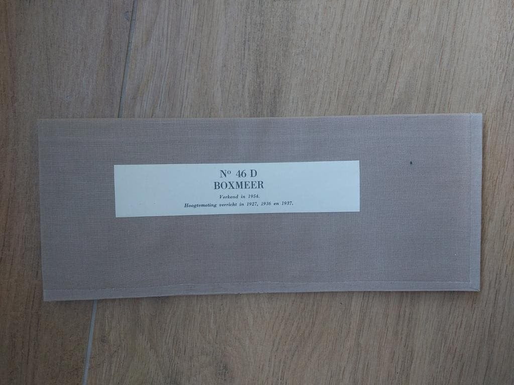 46D Boxmeer Gennep Vierlingsbeek Beugen stafkaart uit 1957, Boeken, Atlassen en Landkaarten, Topografische Dienst Nederland, Ophalen of Verzenden