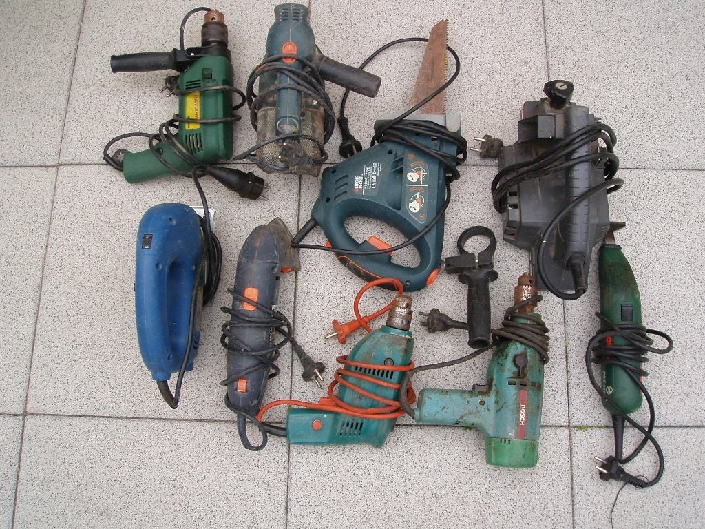 partij gereedschap, Ophalen, Gebruikt