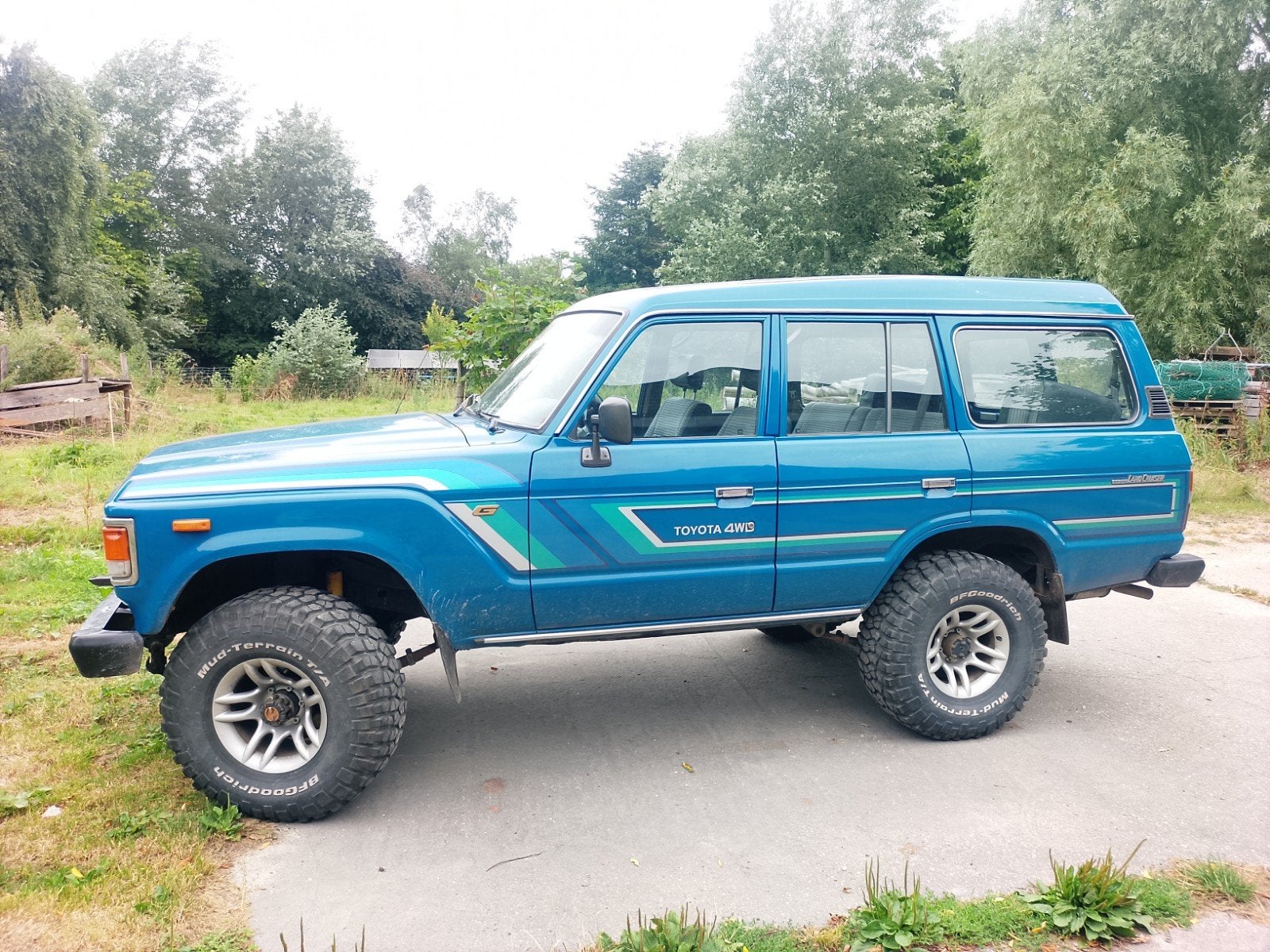 Landcruiser HJ60 Belastingvrij 7 persoons. 4jr APK!!!!! HJ61, 8 stoelen, Blauw, 103 pk, Particulier