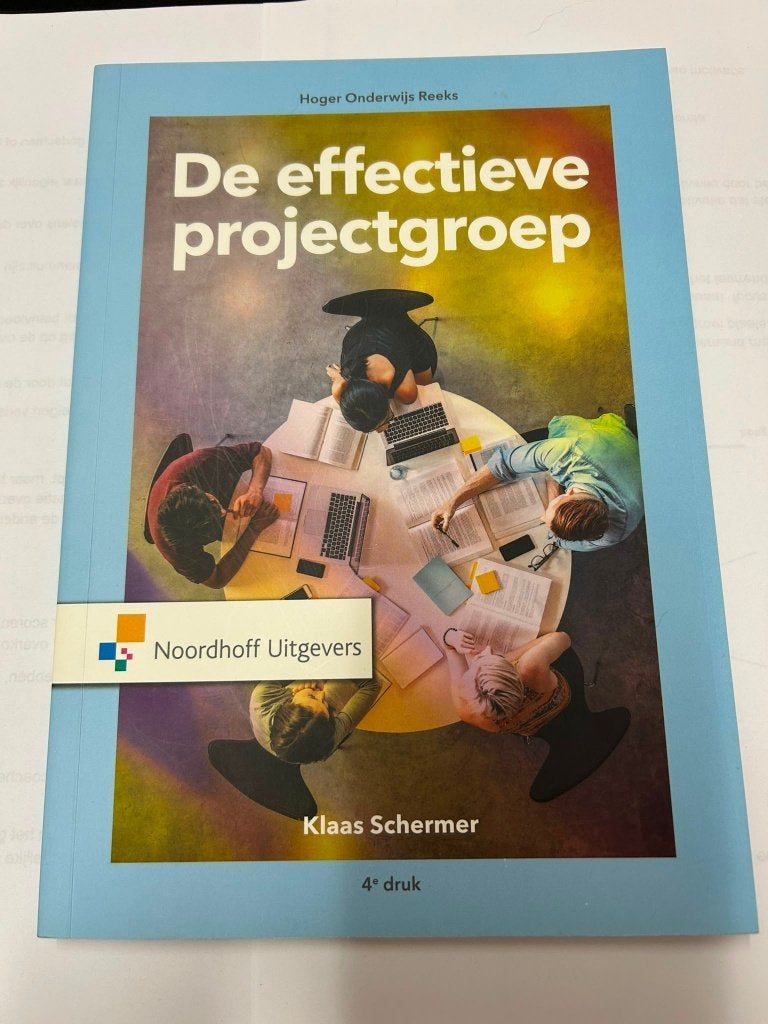 De effectieve projectgroep - Klaas Schermer (4e druk), Boeken, Overige vakken, Ophalen of Verzenden, Zo goed als nieuw, Klaas Schermer