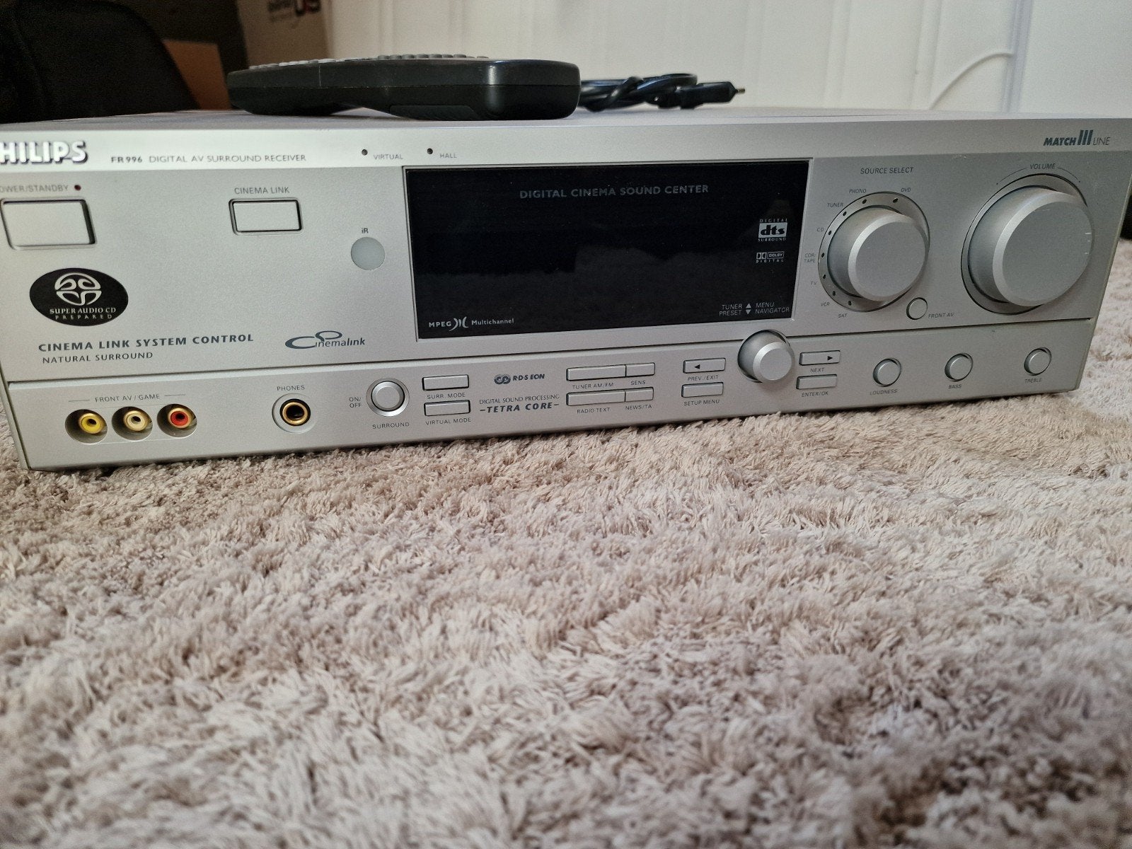 Philips FR996 Digital AV Surround Receiver, Ophalen of Verzenden