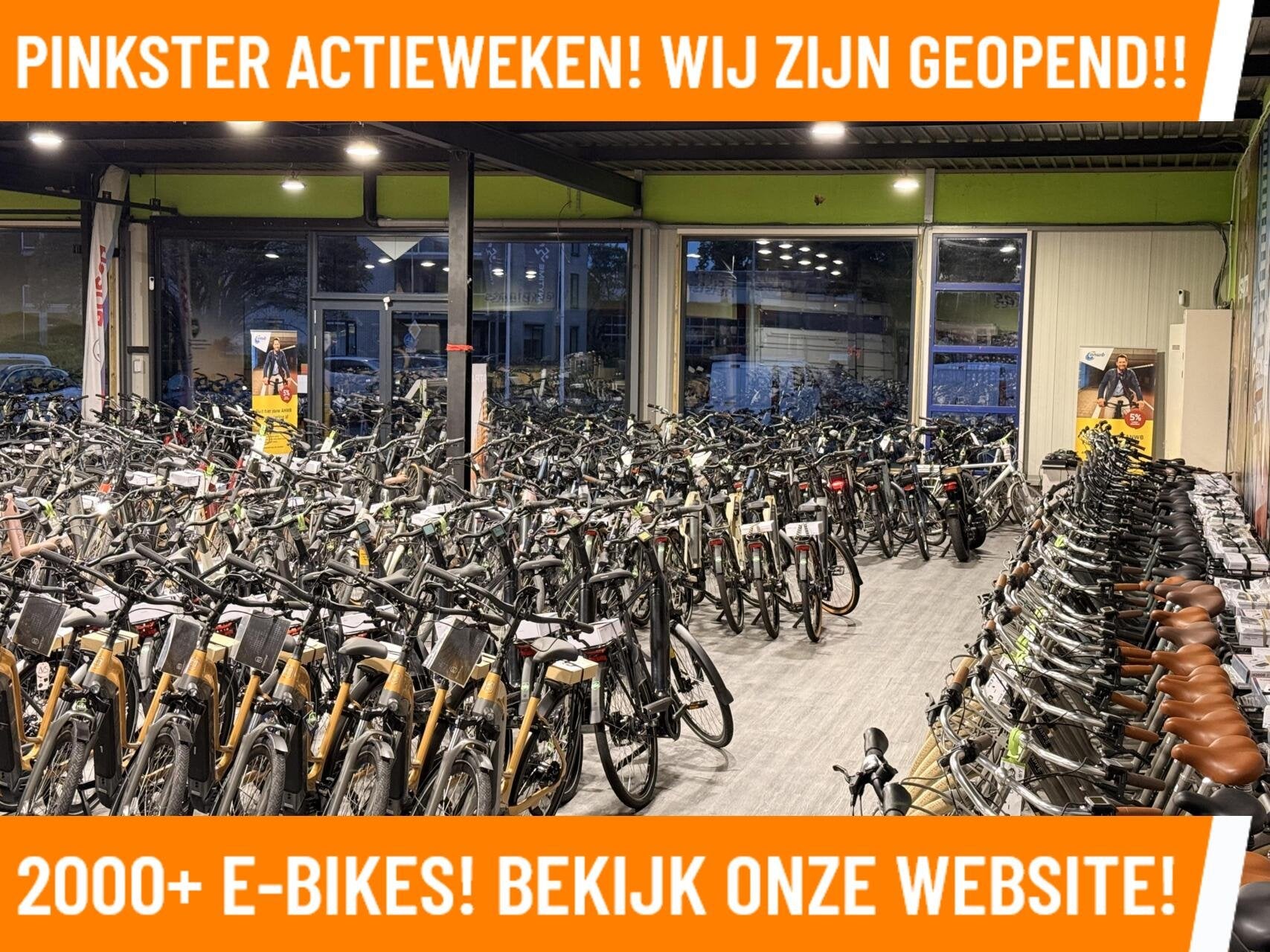 OP=OP ACTIES GIGANTISCH AANBOD ELEKTRISCHE FIETSEN OPRUIMING, Fietsen en Brommers, Elektrische fietsen, Overige merken