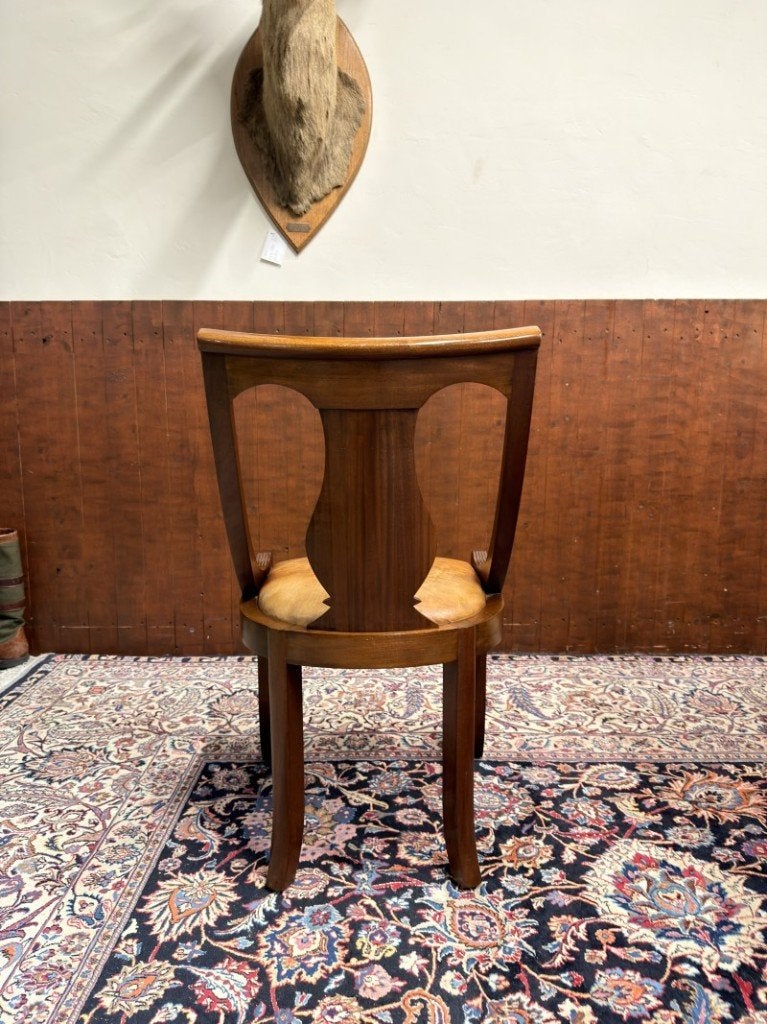 Foto 21 van Klassiek Engels Bureau met Bureaustoel