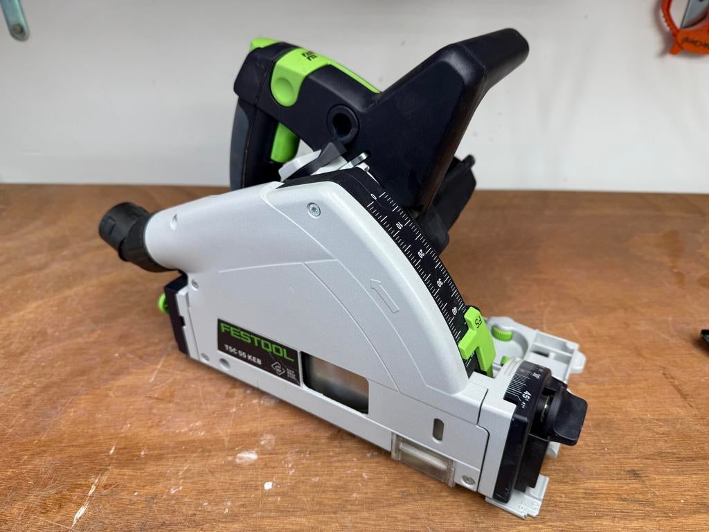Festool TSC 55 KEB-Basic Accu invalzaag, Doe-het-zelf en Verbouw, Gereedschap | Zaagmachines, Ophalen, Gebruikt, Invalzaag, 600 tot 1200 watt