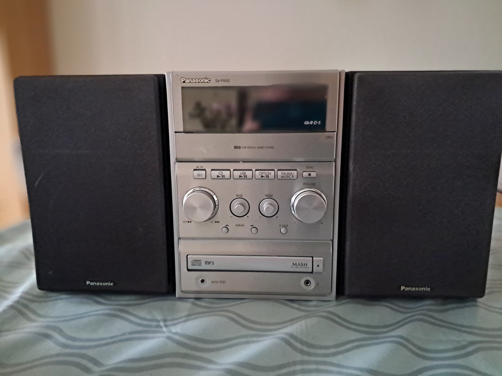 Panasonic Radio met Afstandsbediening, USB en CD