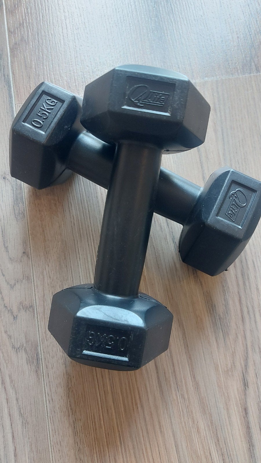 Dumbbells 0.5kg en 1kg - Ideaal voor thuisworkouts, Ophalen, Zo goed als nieuw, Armen, Dumbbell
