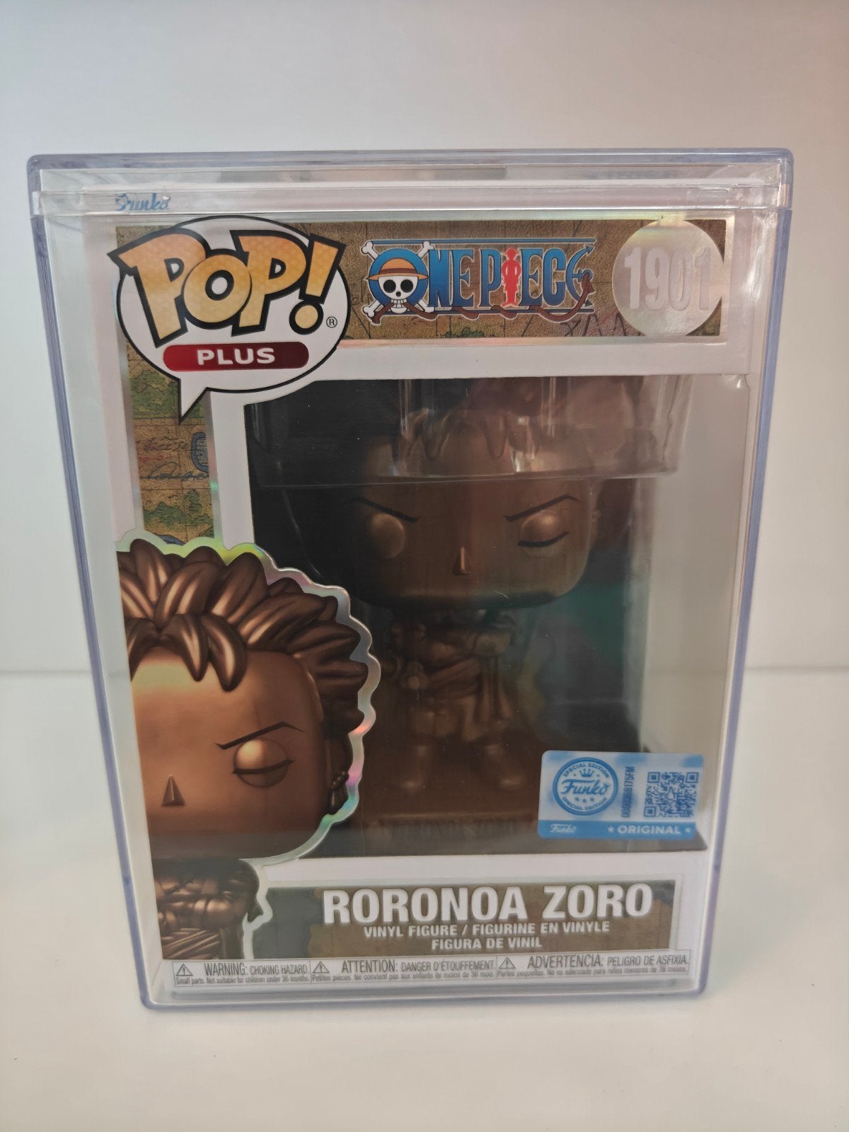 Funko Pop! Plus Roronoa Zoro One Piece bronze statue 1901, Ophalen of Verzenden, Nieuw