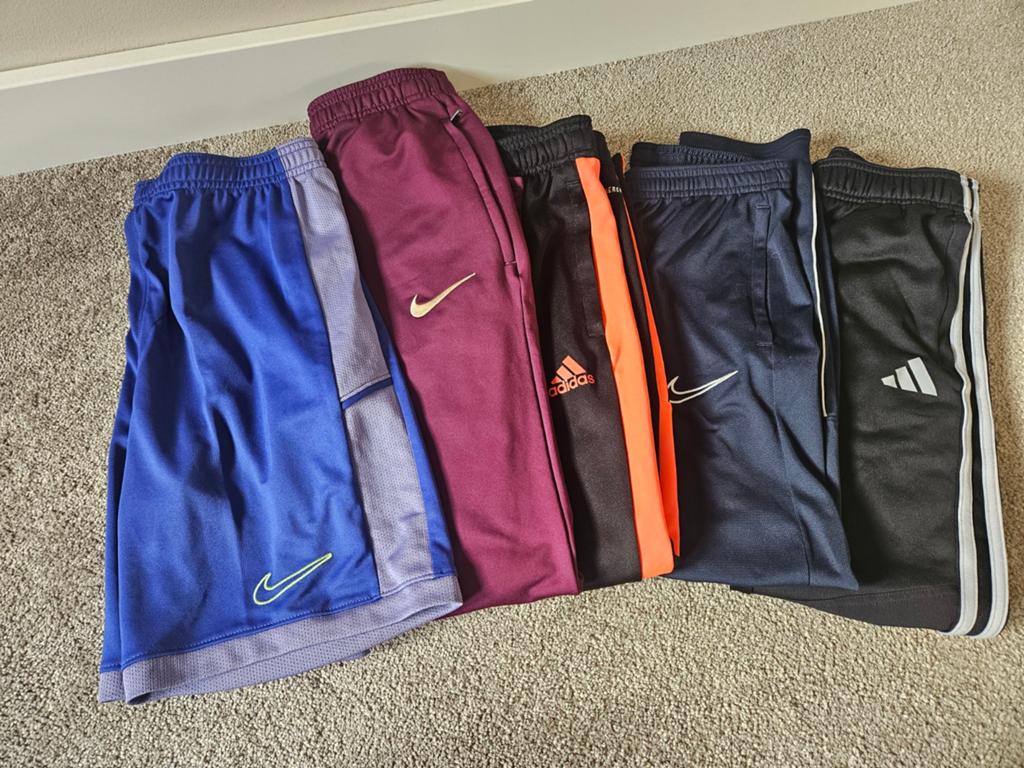 Jongens sportbroeken pakket - Adidas, Nike, PSG maat 146, Ophalen of Verzenden, Gebruikt, Adidas, Nike, Jongen