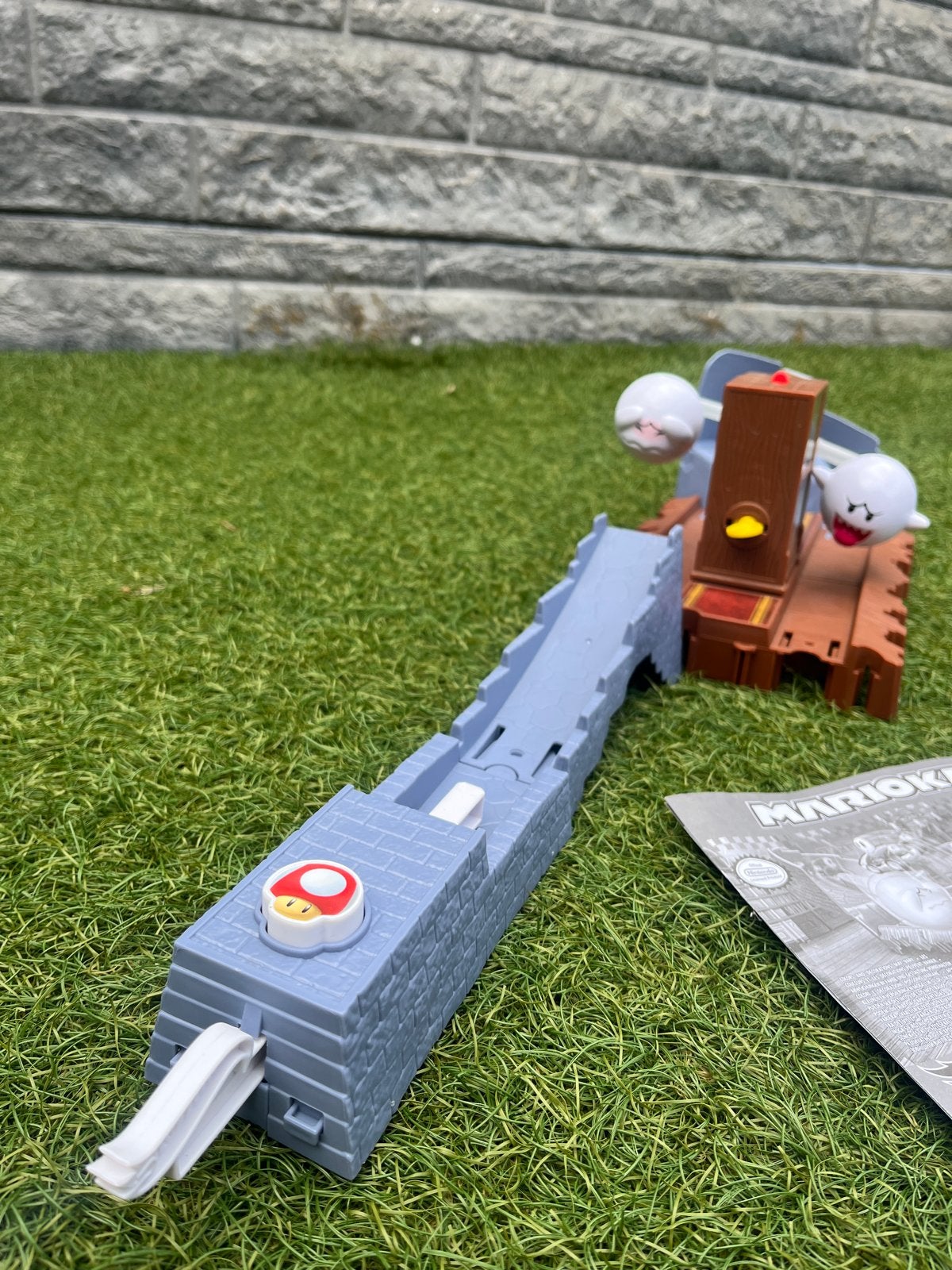 Hot Wheels Mario Kart Boo's Spooky Sprint Racebaan, Ophalen, Racebaan, Zo goed als nieuw, Hot Wheels