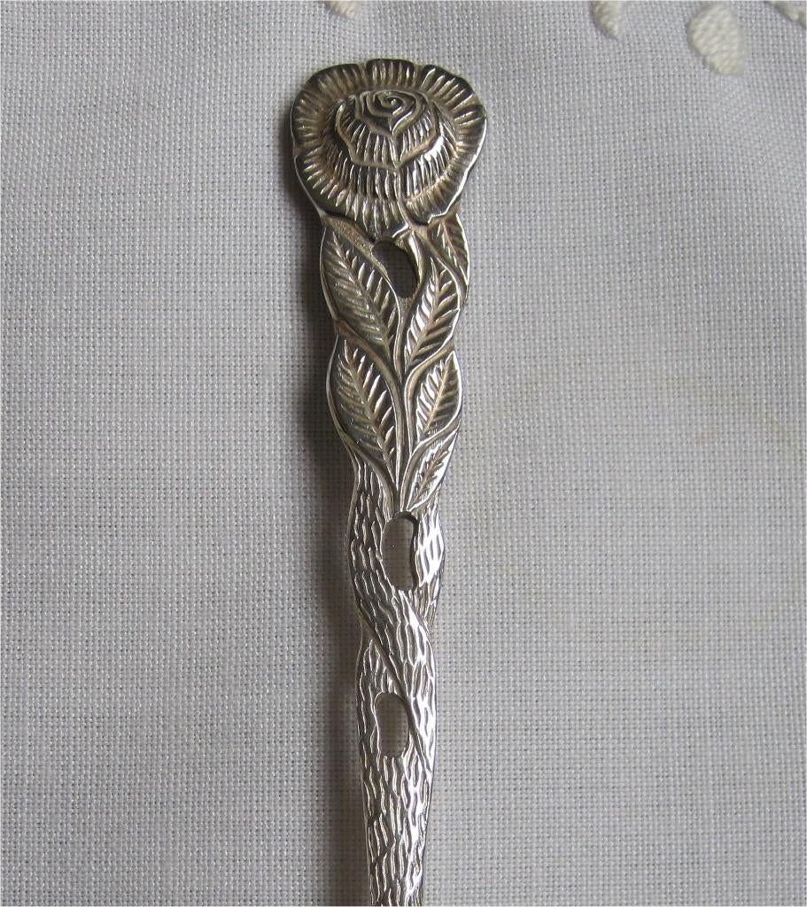 Hildesheimer Rose - jamlepel of roomlepel, Antiek en Kunst, Ophalen of Verzenden