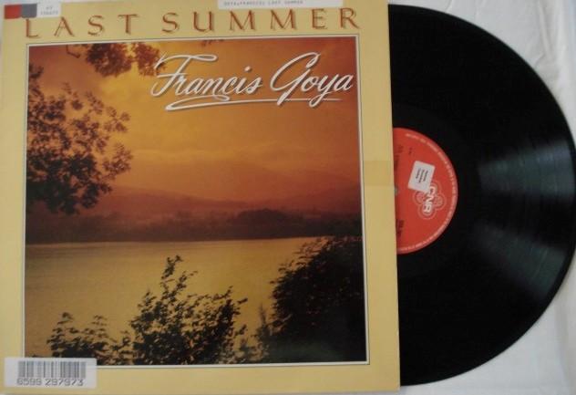 Francis Goya - Last summer, Ophalen of Verzenden, Gebruikt, 12 inch