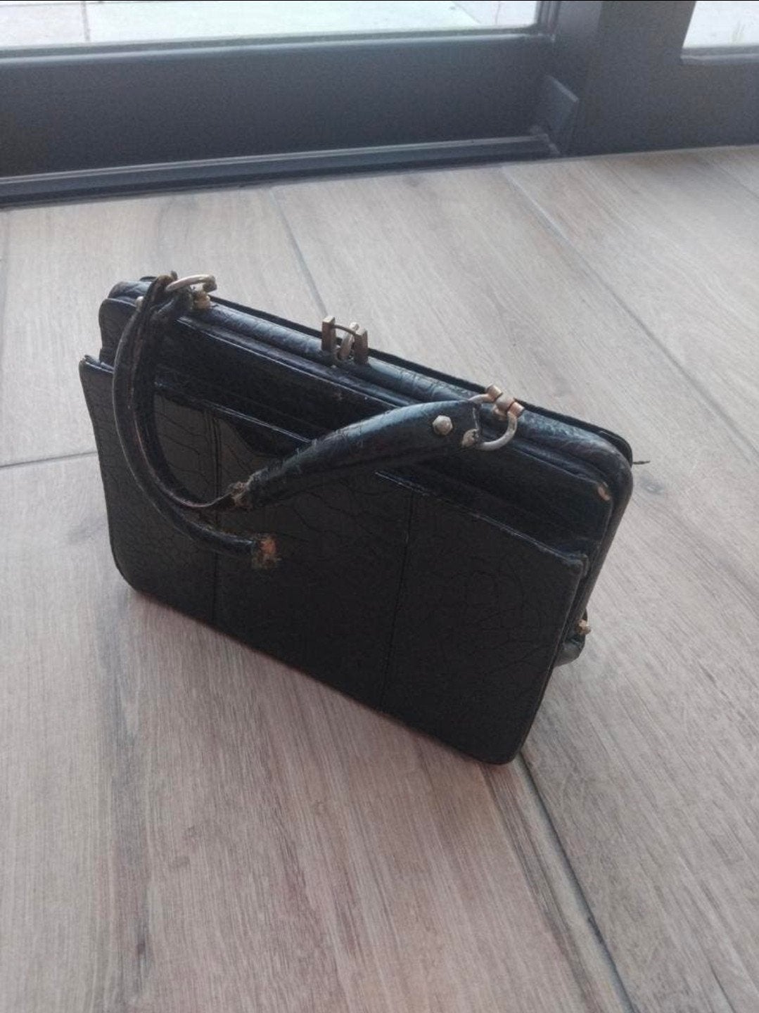 Krokodillen leren handtas alligator heeft aandacht nodig

Pr, Sieraden, Tassen en Uiterlijk, Ophalen of Verzenden