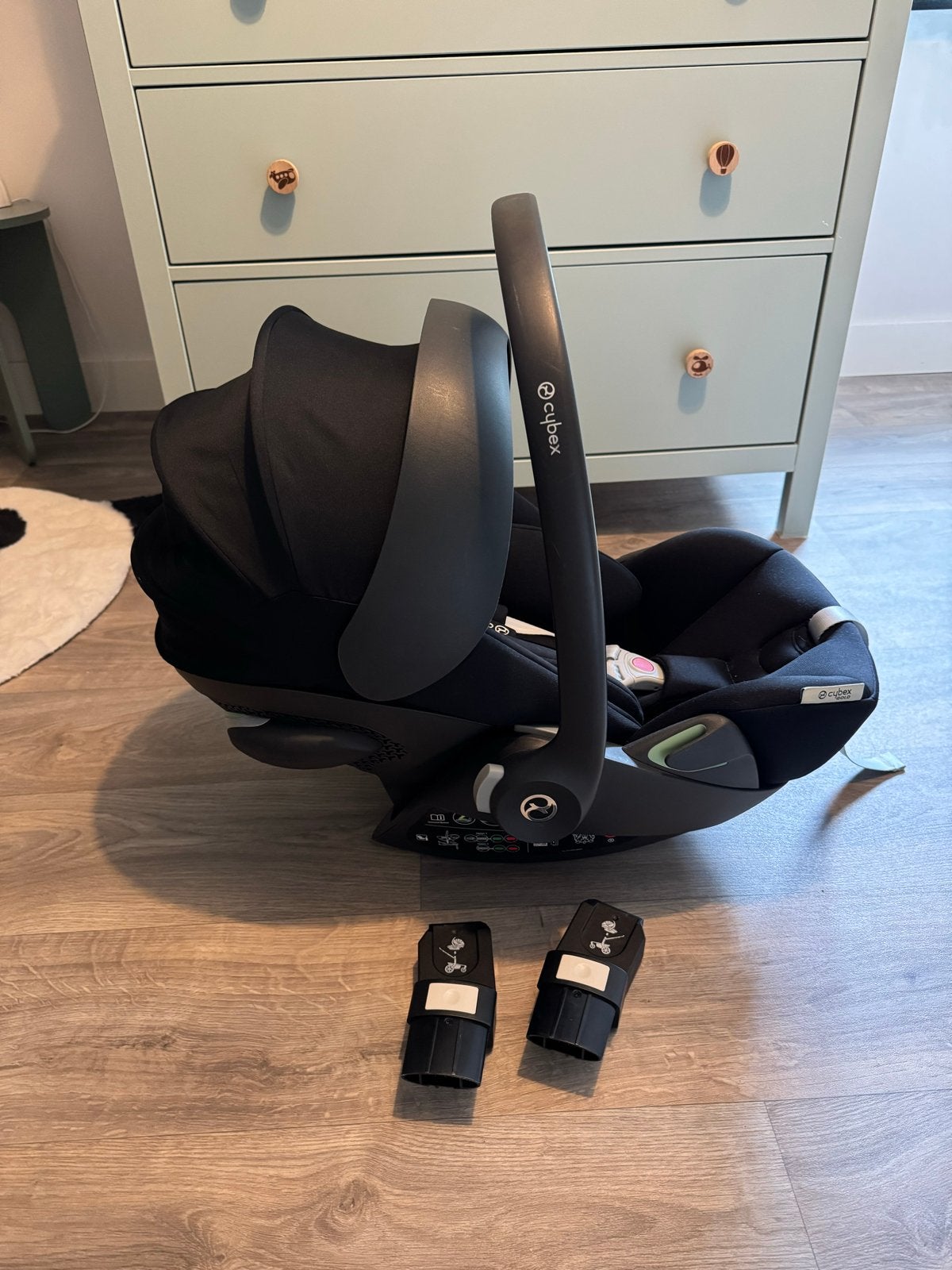 Cybex Cloud G i-Size autostoel met adapters, Overige merken, Ophalen of Verzenden, Zo goed als nieuw, Isofix