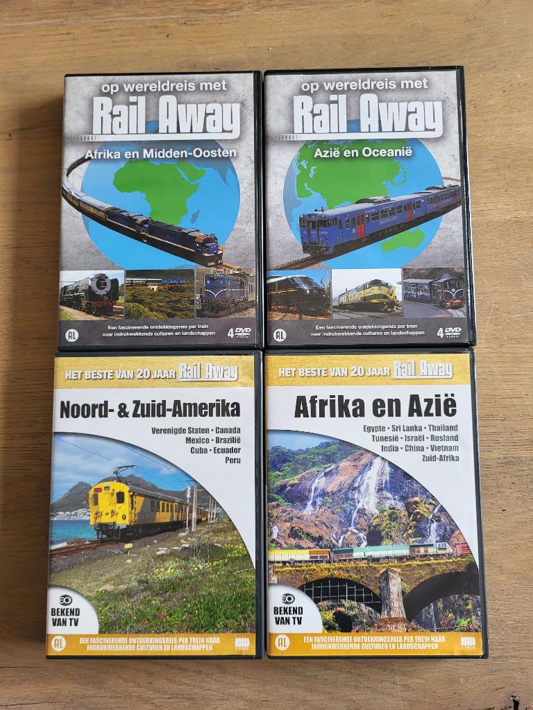 DVD allerlei railaway en 1 BBC Earth Yellowstone park, Cd's en Dvd's, Dvd's | Tv en Series, Alle leeftijden, Ophalen of Verzenden