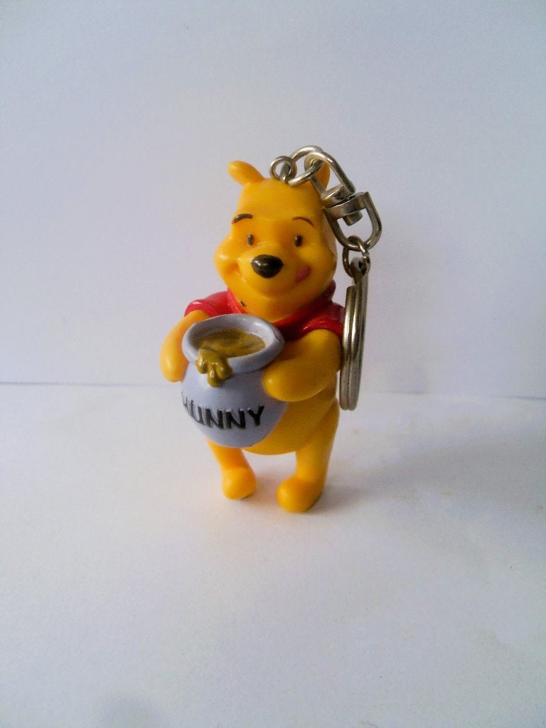 Winnie de Poeh Sleutelhanger Disney Winnie the pooh Keychain, Ophalen of Verzenden, Winnie de Poeh of vrienden, Zo goed als nieuw