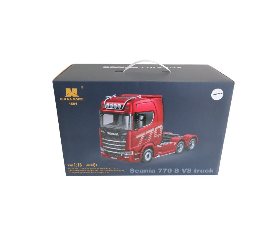 Scania 770 S Tractor Unit 6x4 1/18 RTR black, Hobby en Vrije tijd, Modelbouw | Radiografisch | Auto's, Ophalen of Verzenden, Nieuw