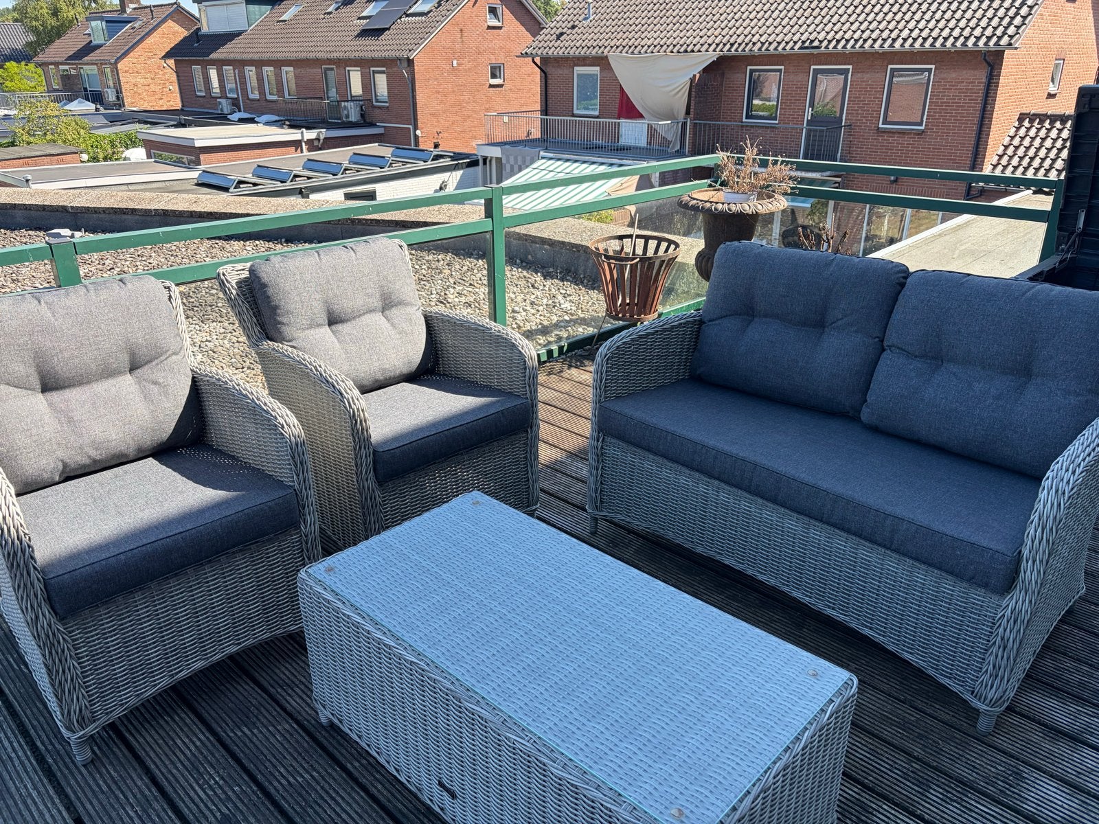 Intenso loungeset Kees Smit – zeer nette staat, Tuin en Terras, Tuinsets en Loungesets, Ophalen, 4 zitplaatsen, Zo goed als nieuw