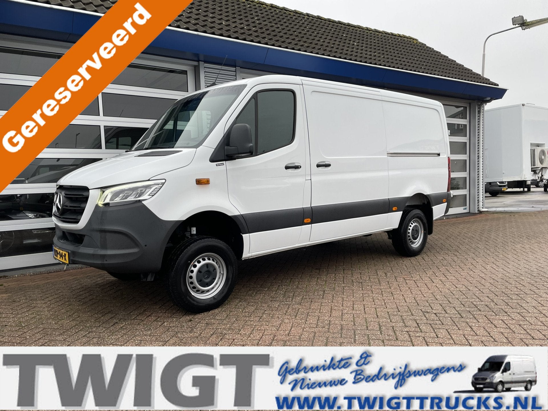 Mercedes-Benz Sprinter 319 1.9 CDI L2H1 RWD 4x4 ONGEBRUKT, Auto's, Automaat, Gebruikt, Euro 6, Wit