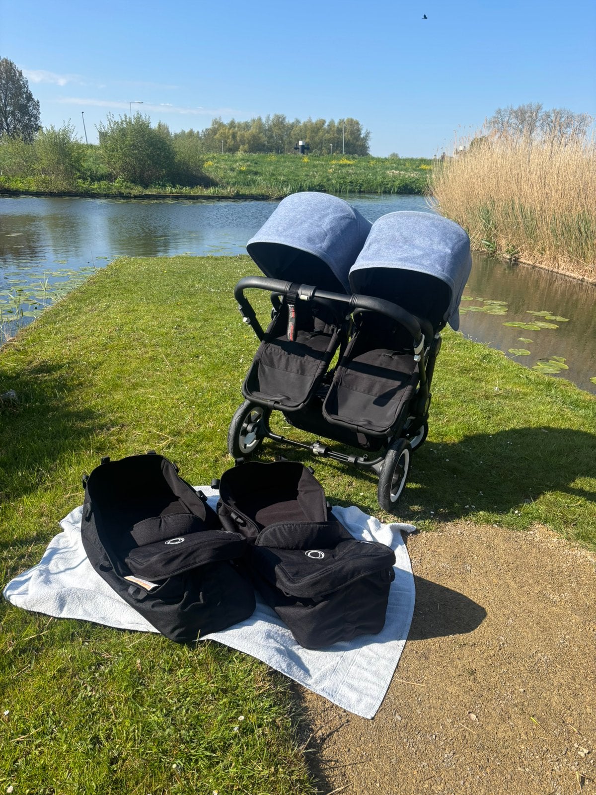 Bugaboo Donkey Duo 2 – Complete kinderwagen, Gebruikt, Duowagen, Bugaboo, Ophalen