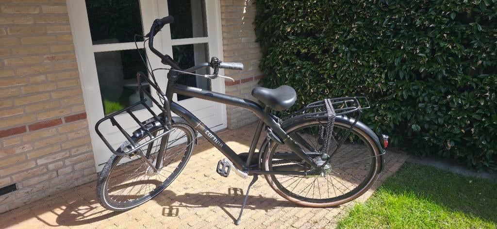 Cortina Crush jongensfiets met slot, snelbinders en bel, Gebruikt, Handrem, Cortina, Ophalen